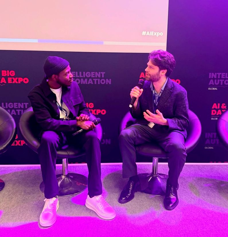 Dan speaking at AI & Big Data Expo